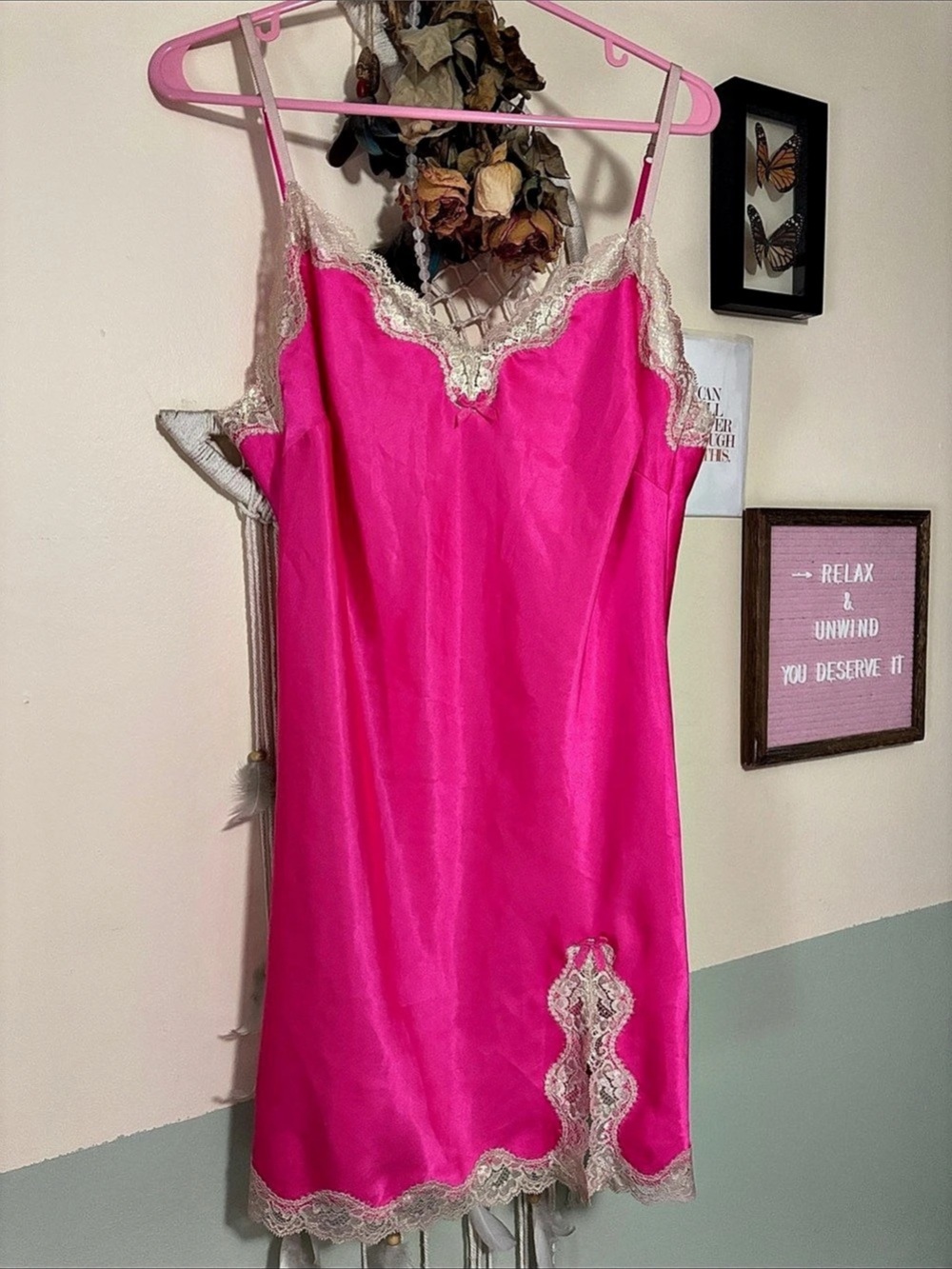 VS mini slip dress